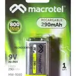 Bateria Recargable 9V Macrotel MW-9160