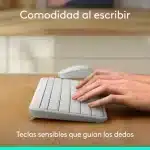 Teclado Logitech K250 Blanco Bluetooth - Imagen 3