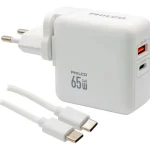 Cargador Philco 65W 2xUSB-C + 1x USB