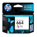 Cartucho de Tinta Original HP 664 Tricolor