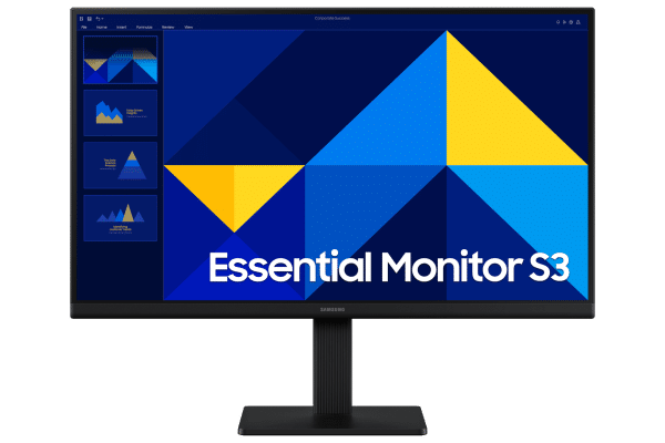 Monitor Samsung Essential S3 22" 100 Hz IPS Plano 5ms VGA/HDMI - Imagen 3