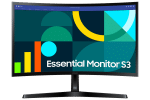 Monitor Samsung Essential S3 Curvo 24" FullHD VA 100 Hz 4 ms HDMI/VGA - Imagen 2