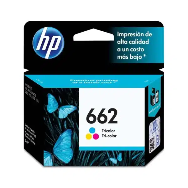 Cartucho de Tinta Original HP 662 Tricolor - Imagen 1