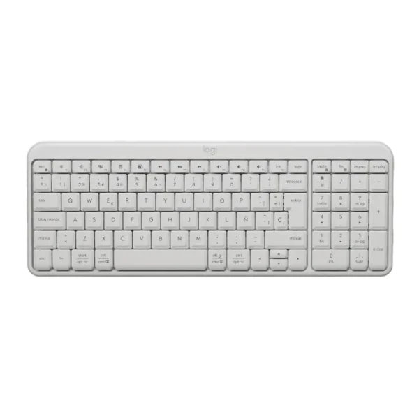 w=800,h=800,fit=pad (1) Teclado Logitech K250 Blanco Bluetooth - Imagen 2