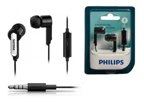 Audífonos Philips Manos Libres SHE1405 Negro - Imagen 2