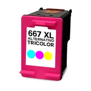 Tinta Alternativa HP 667XL Tricolor
