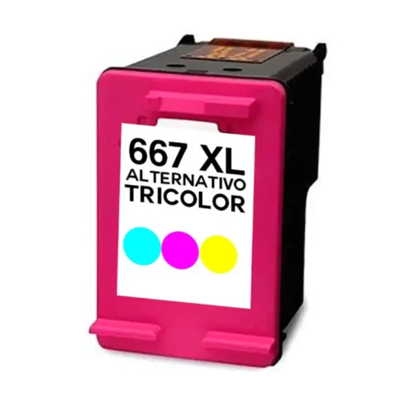 Tinta-HP-667-XL-Color-500-x-500 Tinta Alternativa HP 667XL Tricolor - Imagen 1