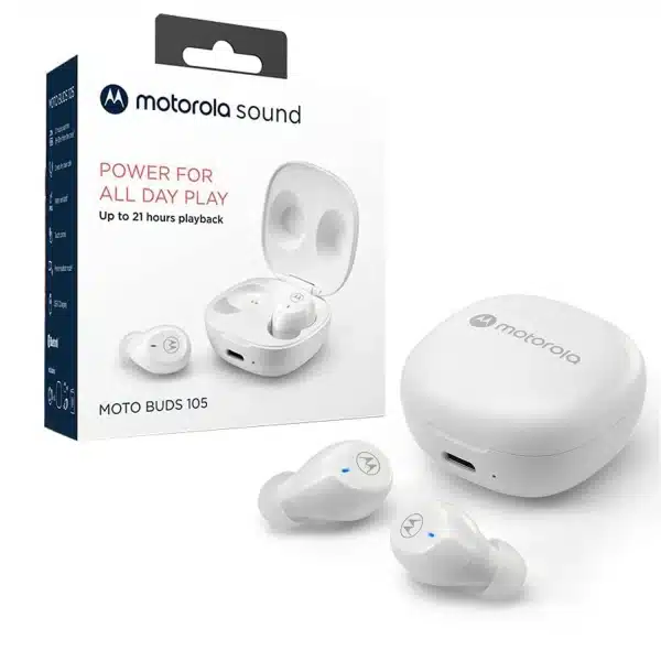 Audífonos Motorola Moto Buds 105 Wireless White - Imagen 4