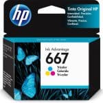 Cartucho de tinta Original HP 667 Tricolor
