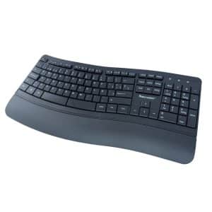 Tecmaster Teclado Ergónomico Multimedia Inalámbrico TM-100567