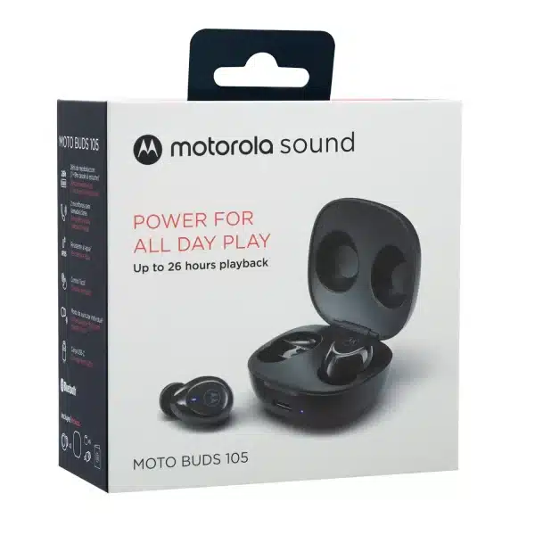 Audífonos Motorola Moto Buds 105 Wireless Black - Imagen 3
