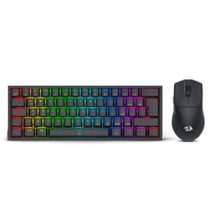 Kit Teclado + Mouse Redragon - K617RGB SP + M724 Negro - S143