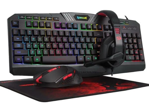Kit Teclado + Mouse + Mousepad + Headset Redragon S101-BA-2 - Imagen 2