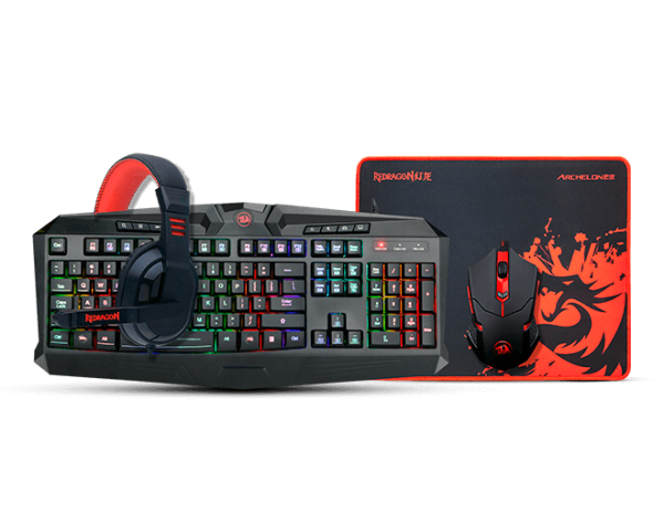 Kit Teclado + Mouse + Mousepad + Headset Redragon S101-BA-2 - Imagen 3