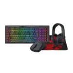 Kit Teclado + Mouse + Mousepad + Headset Redragon S147