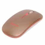 Tecmaster Mouse Dual Recargable Inalámbrico y Bluetooth Rosado TM-100516-PK