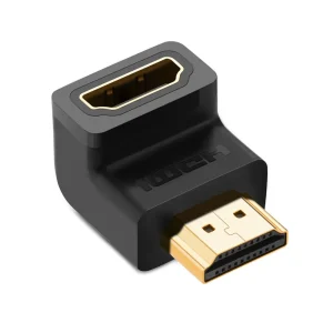 Adaptador Curvo HDMI 2.0 4K M/H Down Negro Ugreen HD112