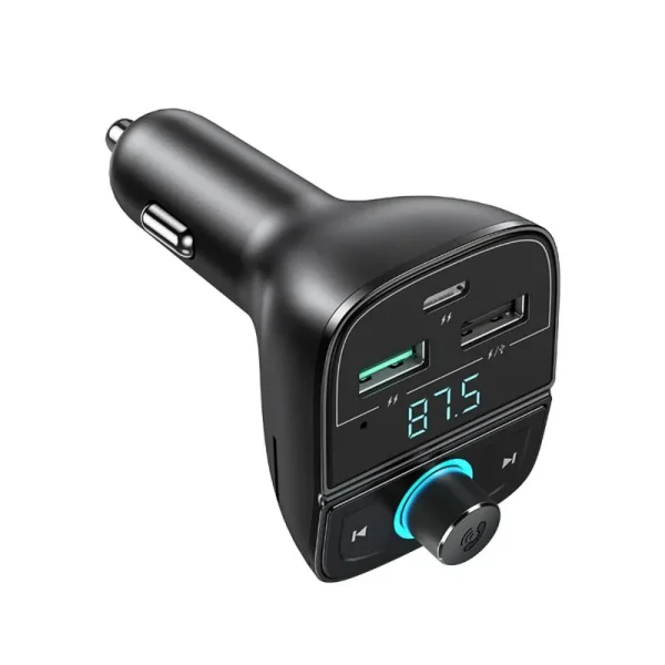 Transmisor de Audio FM Bluetooth 5.0 para Auto 2x USB 1x USB-C Ugreen CD229 - Imagen 2