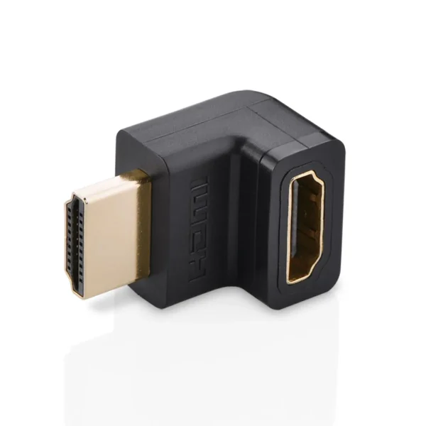 Adaptador Curvo HDMI 2.0 4K M/H Up Negro Ugreen HD112 - Imagen 2