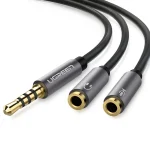 Cable de Audio 3.5mm Spliter 1H/2M 20cm Ugreen AV140