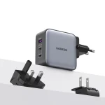 Cargador Ugreen CD 296 Nexode PD GaN 65w 1x USB 2x USB-C (Plug US/UK/EU)