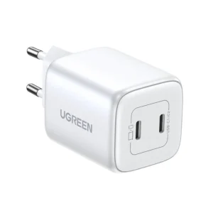 Cargador Ugreen CD294 Nexode PD GaN 45w 2x USB-C