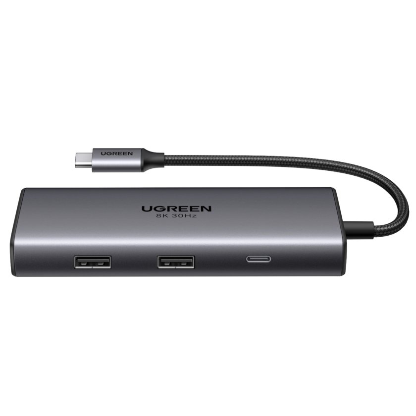 6788ff91752e7144841495 Adaptador Multipuerto USB-C 6 en 1 Ugreen CM498 - Imagen 1