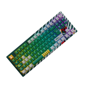 Teclado Mecánico Inalámbrico Primus Ballista B2T Boba Fett RGB 88 Teclas Switch Red