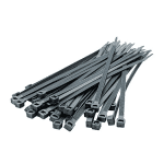 Amarra Plástica Negra 100x2.5mm 25 Unidades