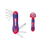 Juego de Llaves Allen Plegable 8 Piezas Emtop EHKY4082