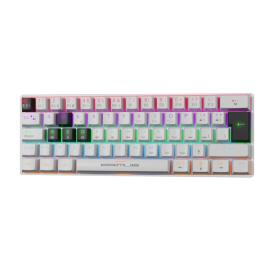 Teclado Mecánico 60% Primus Ballista 61T Blanco