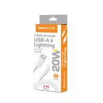 Cable de Carga USB a Lightning 2 mts BL-CHCBL450