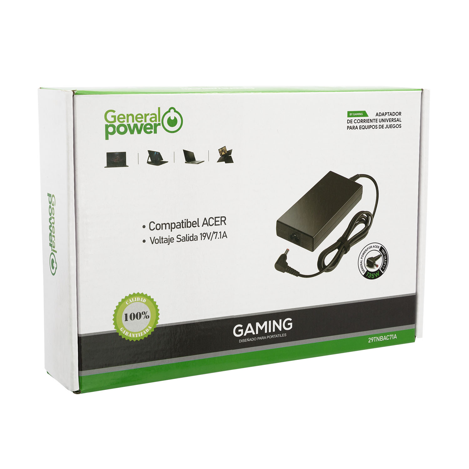 3213-29TNBAC71A_1 Cargador Alternativo Asus 19.5V 9.23A 6.0*3.7MM 29TNBAS92A - Imagen 1