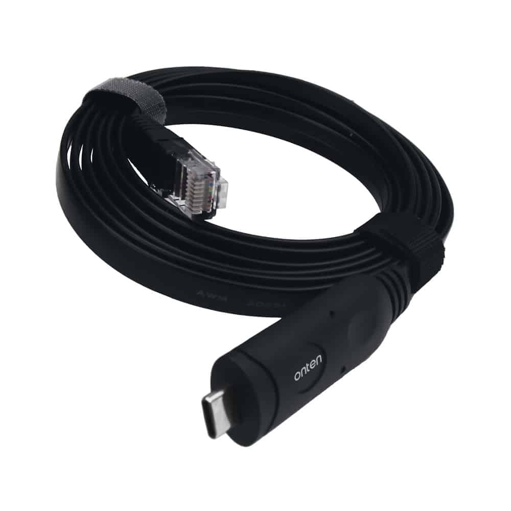 0150235 Cable Serial para Consola USB-C a RJ45 Onten OTN-UC21 - Imagen 1