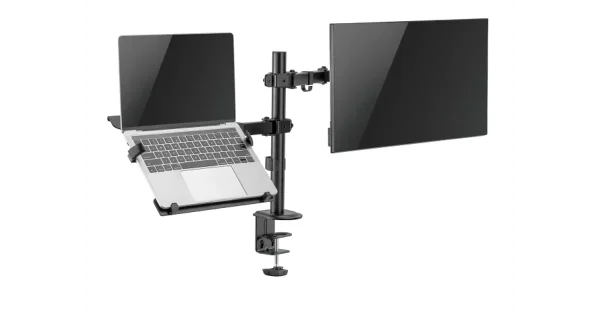 Brazo de Acero para Monitor y Notebook Redragon Twin RDSM66-C024 - Imagen 2