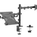 Brazo de Acero para Monitor y Notebook Redragon Twin RDSM66-C024