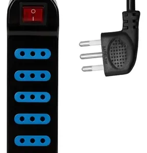 Alargador Philco 5 metros 6 posiciones Negro 19PLC5063N