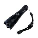 Linterna Recargable Metálica 1200 Lúmenes Tecmaster TM-800105 - Imagen 2