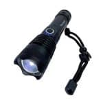 Linterna Recargable Metálica 1200 Lúmenes Tecmaster TM-800105