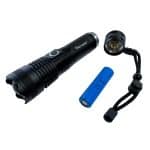 Linterna Recargable Metálica 1200 Lúmenes Tecmaster TM-800105 - Imagen 4