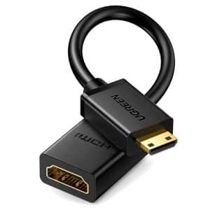 Cable Adaptador Mini HDMI 20cm Negro Ugreen 20137