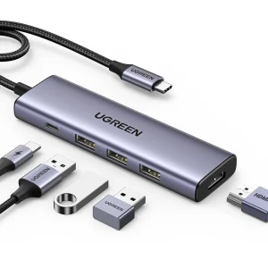 Adaptador Multipuerto USB-C 5 en 1 Ugreen CM511