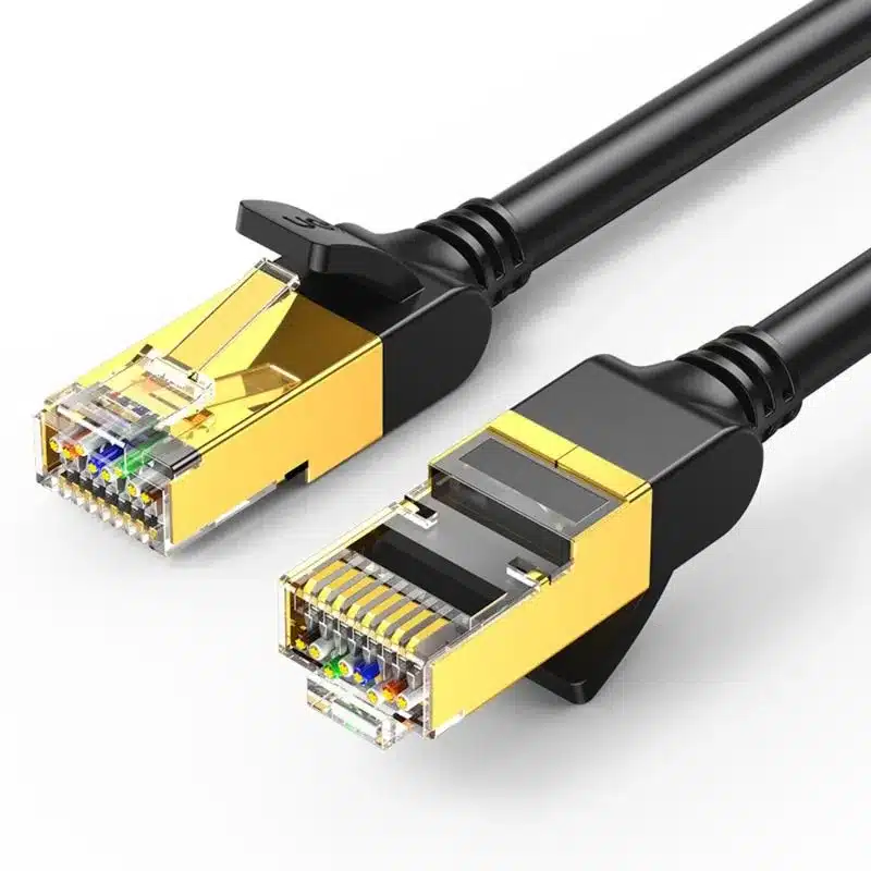 160405-800-800 Cable de Red 5mts Cat7 U/FTP (10GBPS) Negro Ugreen NW107 - Imagen 1