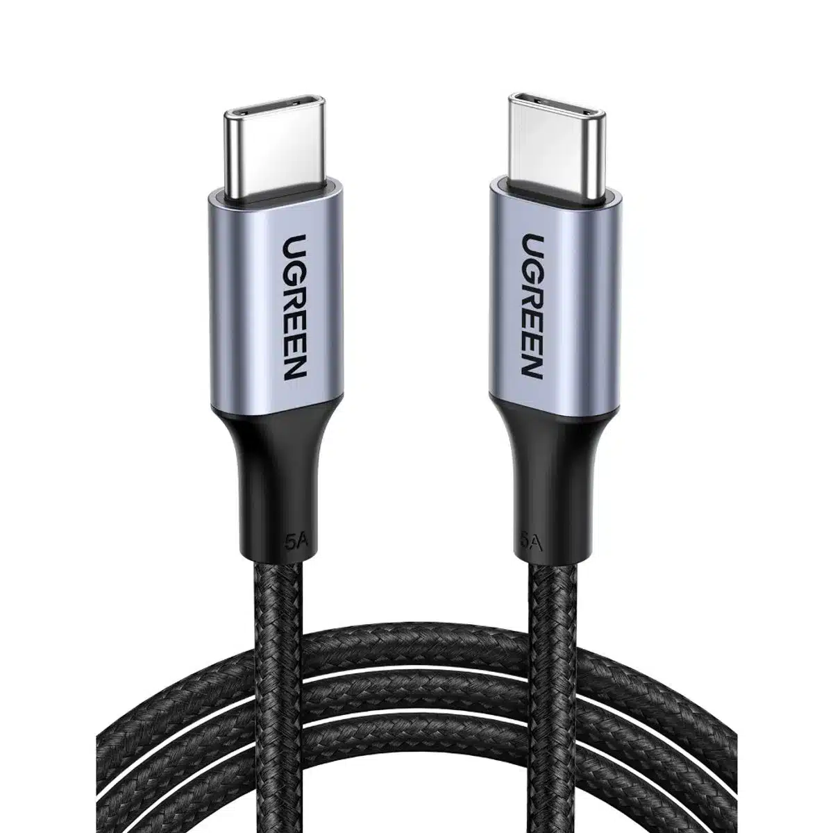 168268-1200-1200 Cable USB-C a USB-C 100W Reforzado 2mt Ugreen US535 - Imagen 1