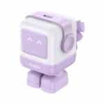 Cargador Robot Ugreen Uno RG GaN 65W 1x USB 2x USB-C Púrpura