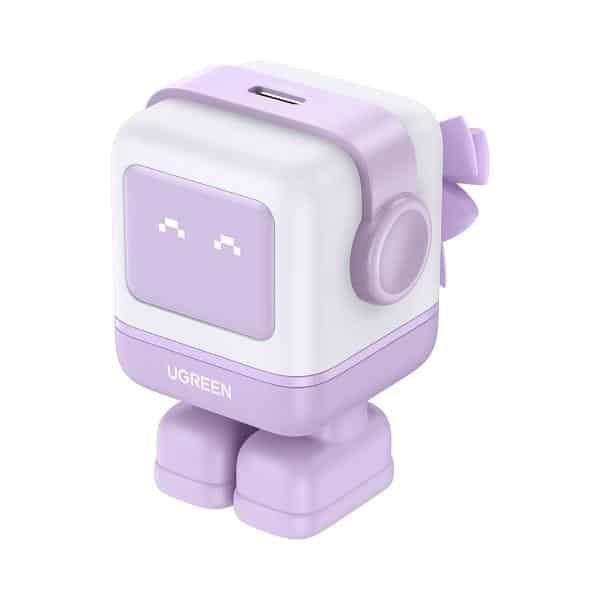 cargador-pcelular-pared-30w-carga-rapida-purpura_1766581546457-600x600 Cargador Robot Ugreen Uno RG GaN 65W 1x USB 2x USB-C Púrpura - Imagen 1