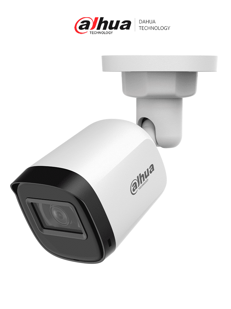 dh-hac-b1a21n-u-0280b-15337 DH-HAC-B1A21N-U-0280B. Cámara HDCVI Dahua tipo bullet 2MP IR 30m lente fijo 2.8mm protección IP67 carcasa plástica. - Imagen 1