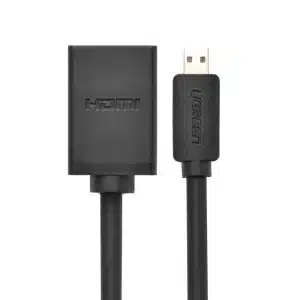 Cable Adaptador Micro HDMI 20cm Negro Ugreen 20134