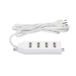 Alargador Macrotel 3 metros 4 Posiciones Blanco ME-204W