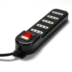 Alargador Macrotel Con Switch 5 Posiciones 3mt Negro - Imagen 2